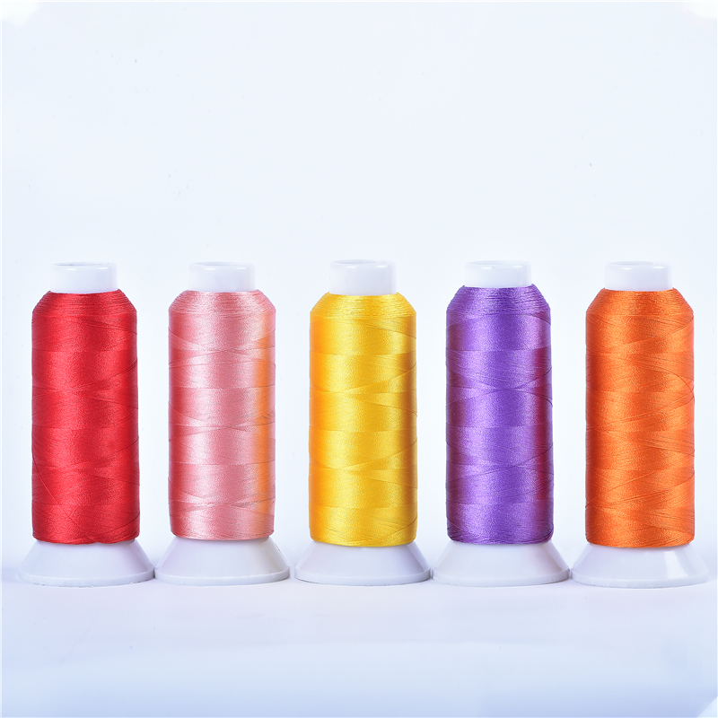 Polyester embroidery thread