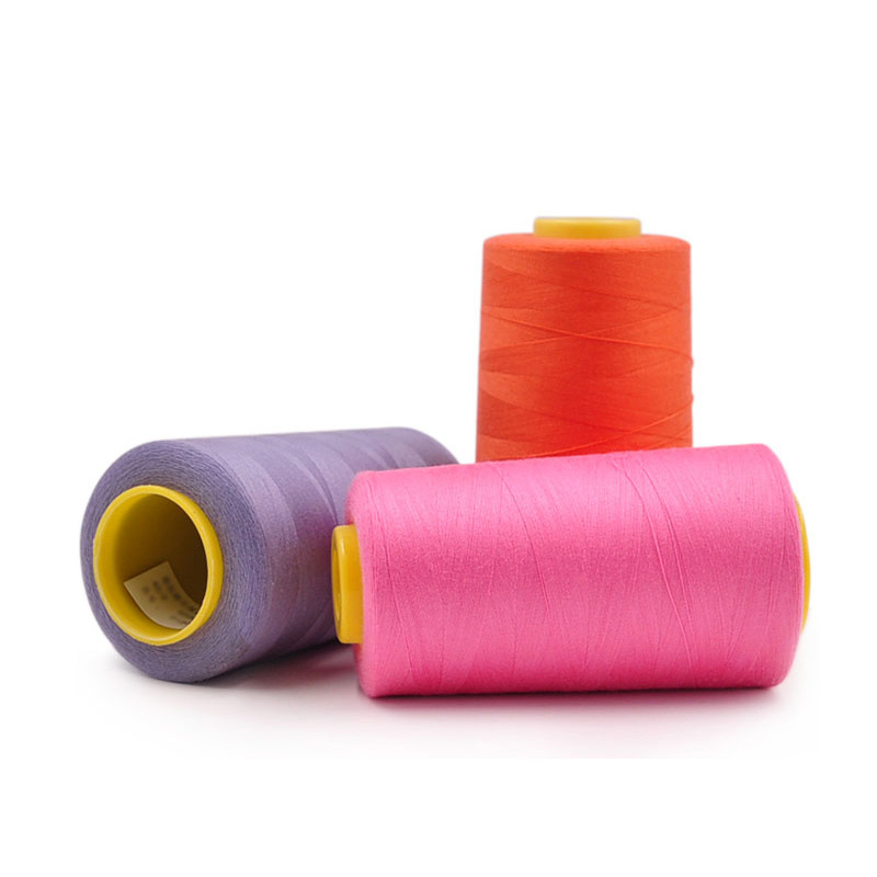 100% POLYESTER WRAPPED POLYCORE SEWING THREAD